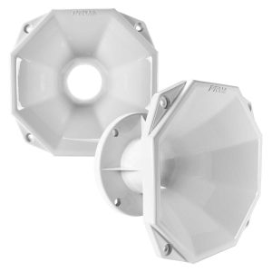 PRV 2 inch Exit Octagonal Horn 60 x 60 WHITE CHROME PRV-WGP14-50XWhiteCR