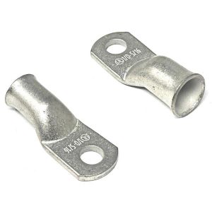 Brand X 1/0 Gauge Copper Ring Terminals 5/16 Stud with Heat Shrink 10 Pack BX-PRT-002